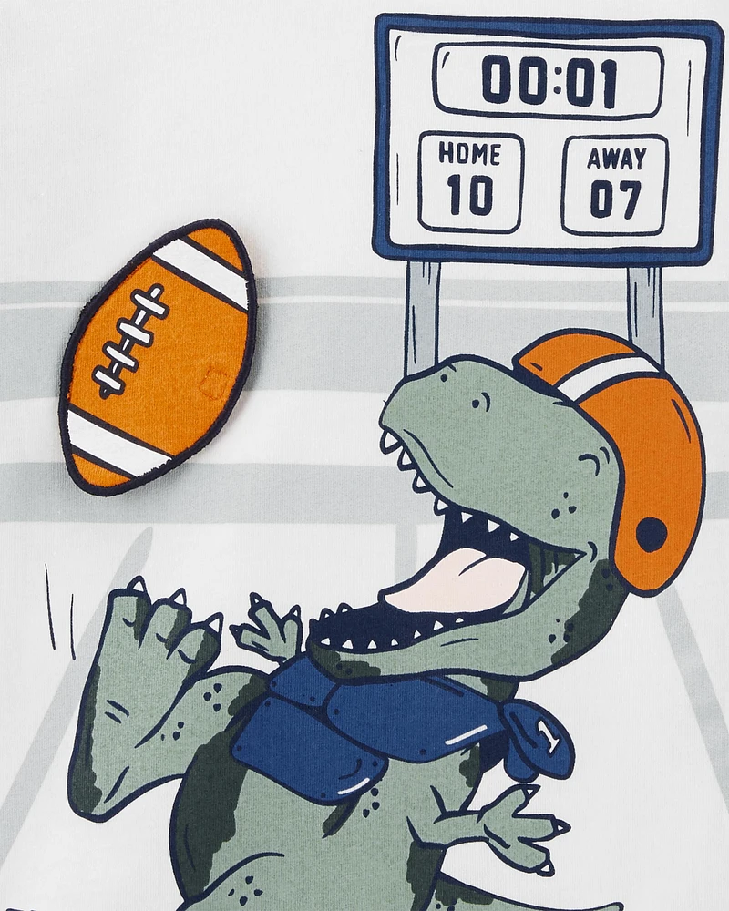 Dinosaur Football Jersey Tee