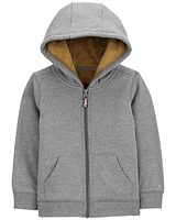 Zip-Up Fleece Hoodie