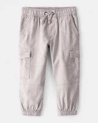 Toddler Boy Cotton Fashion Cargo Pants - Grey