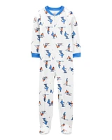 Kid 1-Piece Ski Fleece Footie Pyjamas