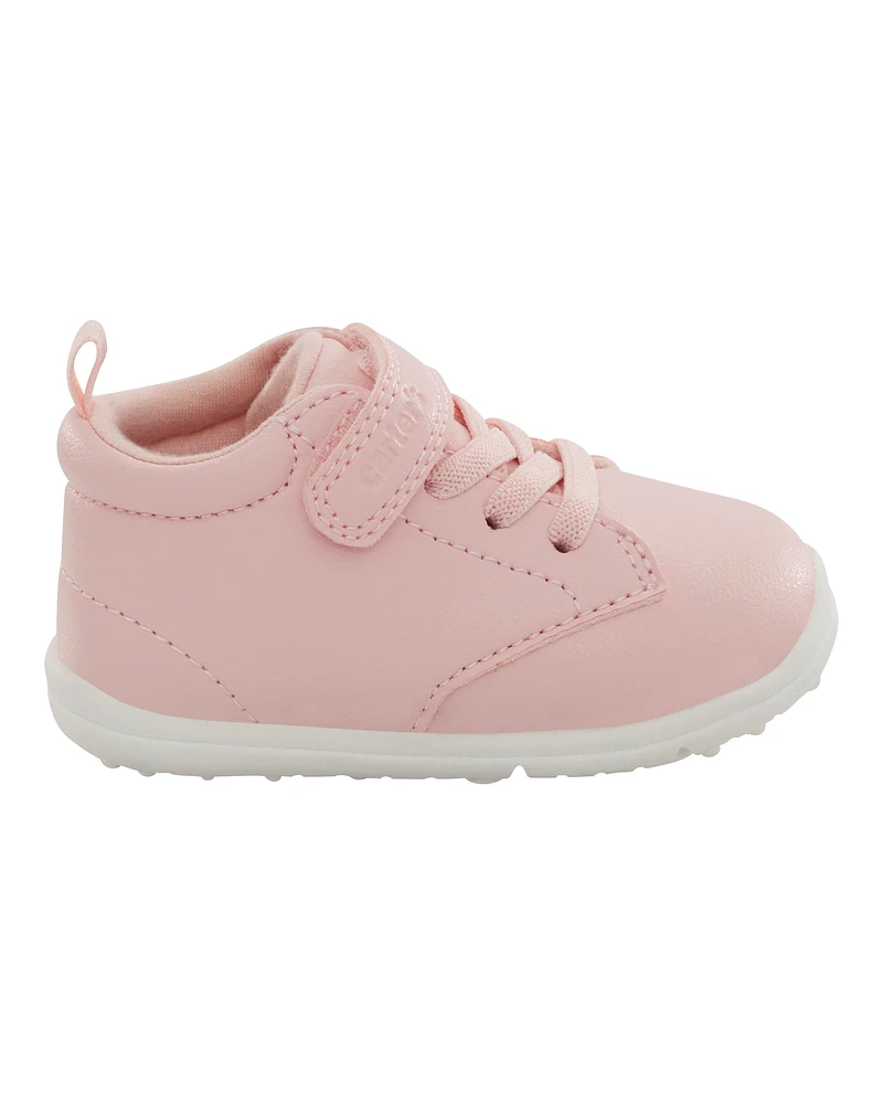 Every Step® First Walker High-Top Sneakers - Pink