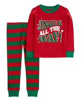 Toddler 2-Piece Christmas Jingle All The Way 100% Snug Fit Cotton Pyjamas