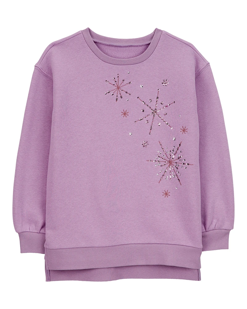 Kid Sparkle Fleece Sweashirt