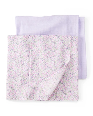 2-Pack Muslin Swaddle Blankets