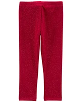 Baby Glitter Cozy Fleece Leggings