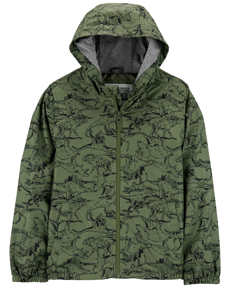 Kid Dino Print Jacket