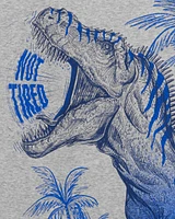 4-Piece Dinosaur Cotton Blend Pyjamas