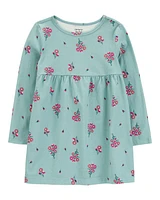 Toddler Floral Jersey Dress