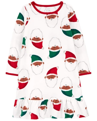 Santa Fleece Nightgown