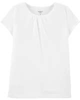 Kid White Cotton Tee