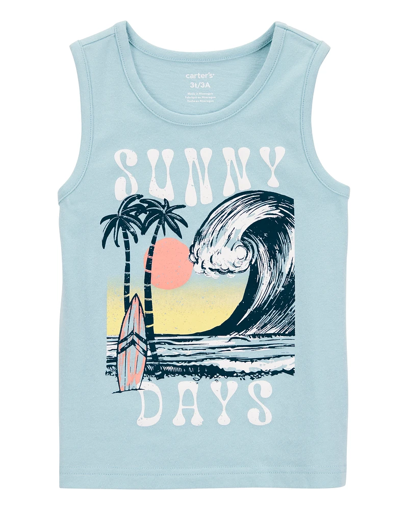 Toddler Wave Graphic Tank