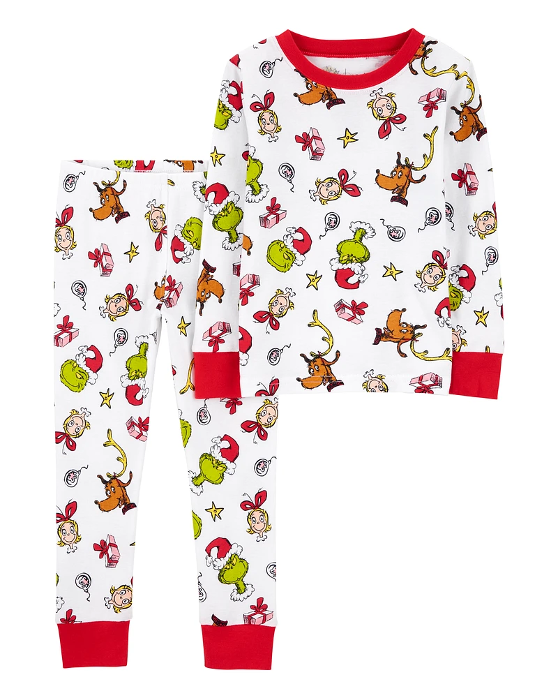 Toddler 2-Piece Christmas Grinch 100% Snug Fit Cotton Pyjamas