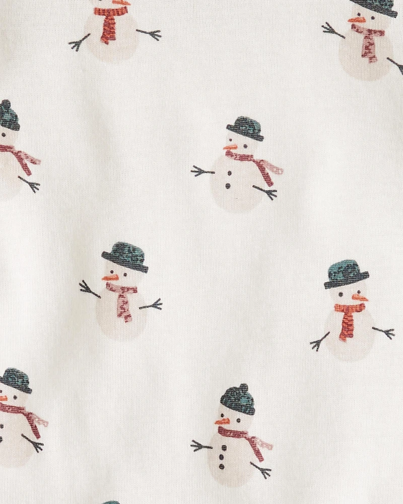 Baby Organic Cotton Pyjamas Set Snowman