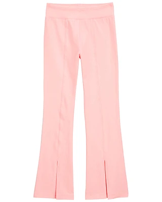 Kid Split Hem High-Rise Pants