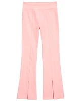 Kid Split Hem High-Rise Pants