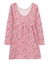 Kid Floral Jersey Dress