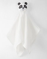 Baby Organic Cotton Muslin Panda  Lovey