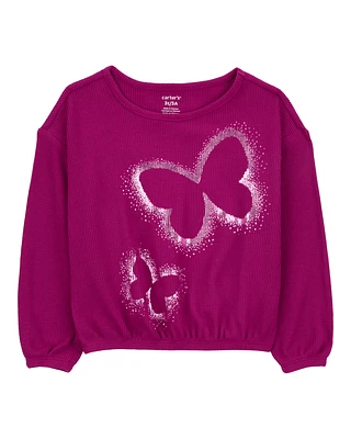 Toddler Shine Like A Star Metallic Thermal Top