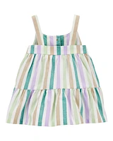 Baby Tiered Striped Dress