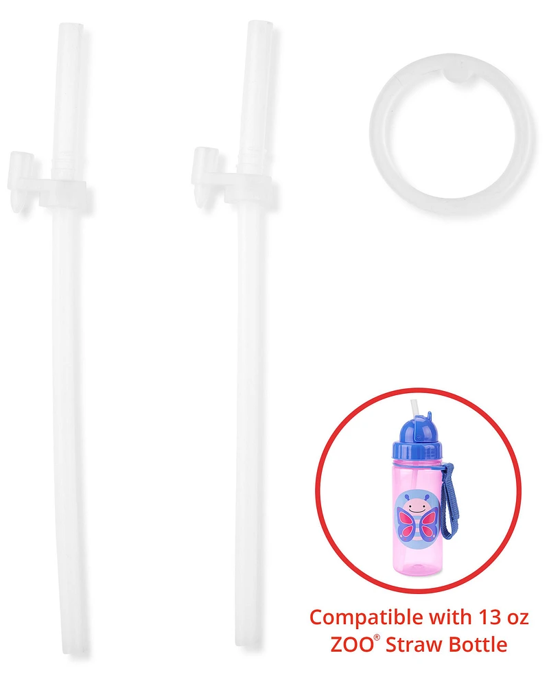 2-pack Zoo Straw Bottle - Extra Straws