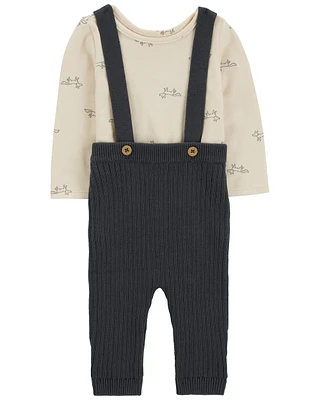 Baby 2-Piece Bodysuit & Sweater Coveralls