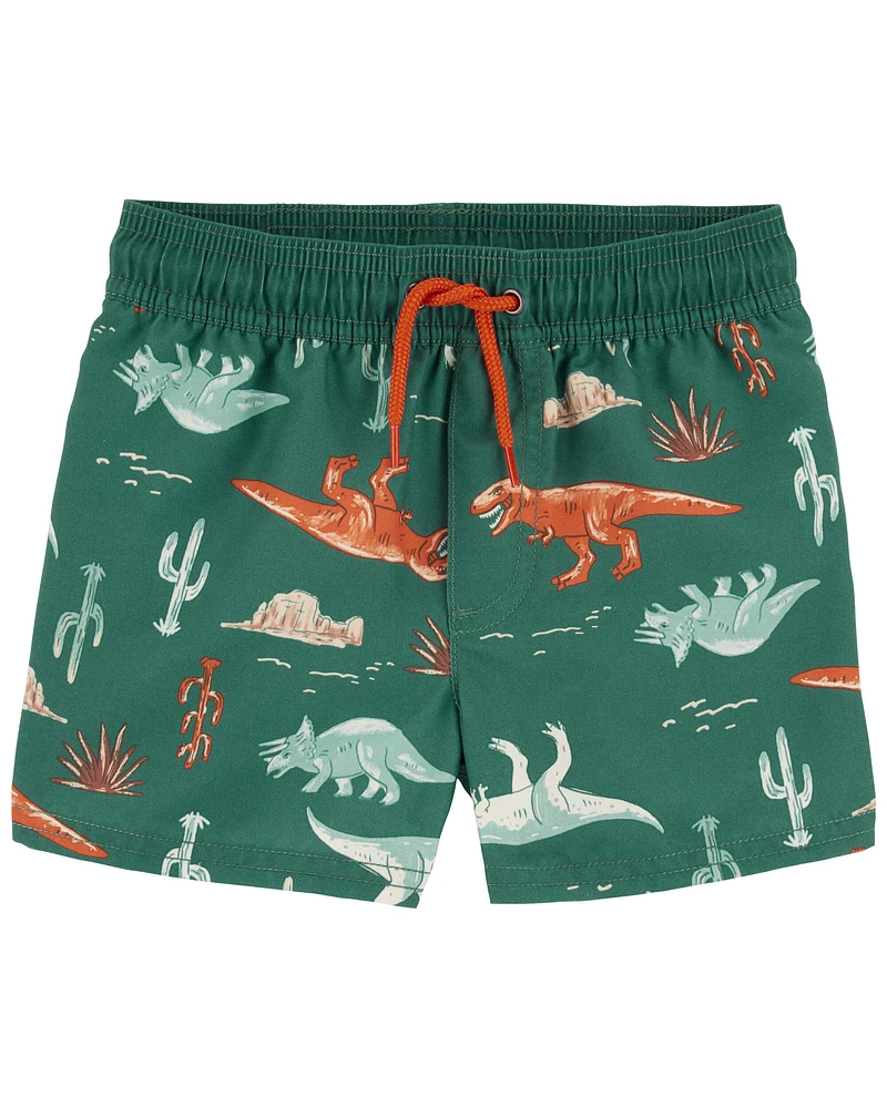 Dinosaur Swim Trunks