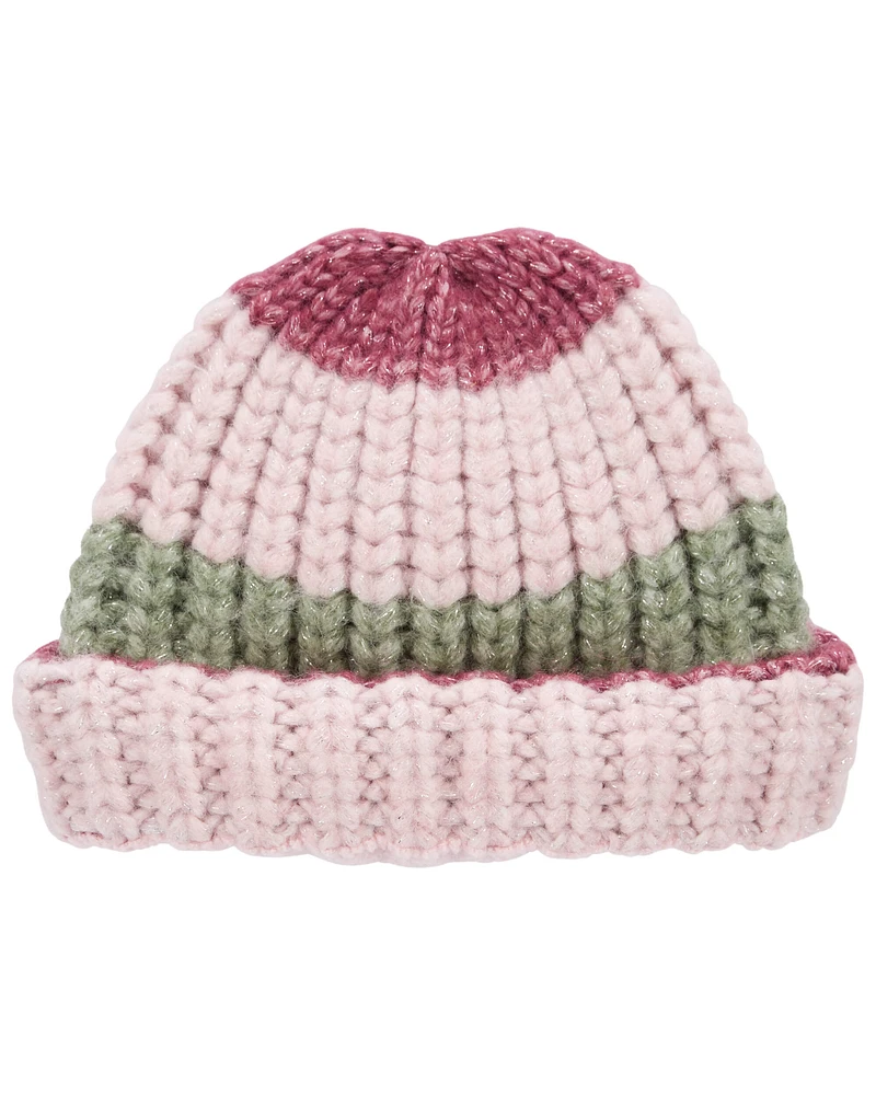 Toddler Striped Beanie