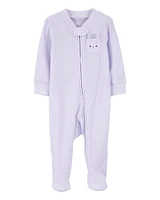 Baby Bunny 2-Way Zip Ribbed Sleeper pyjamas