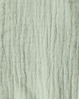 Baby Organic Cotton Gauze Shortalls