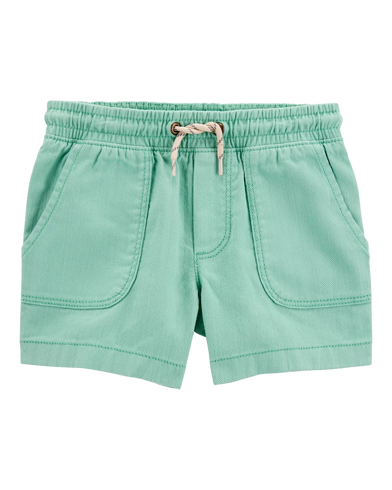 Baby Pull-On Twill Shorts