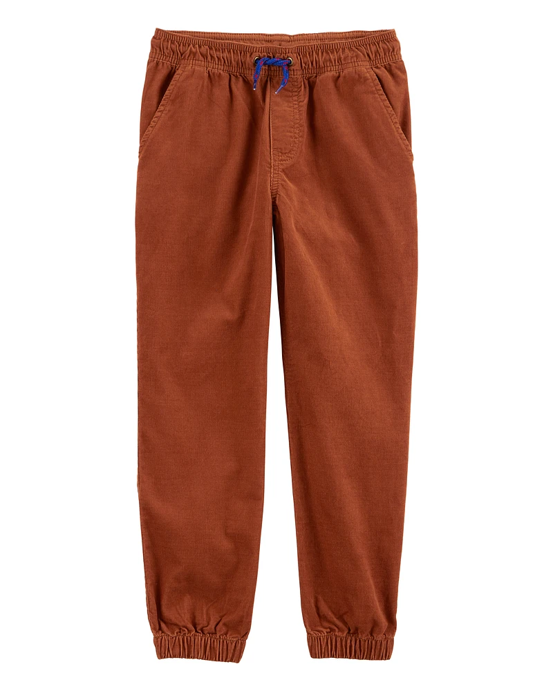 Kid Pull-On Corduroy Joggers