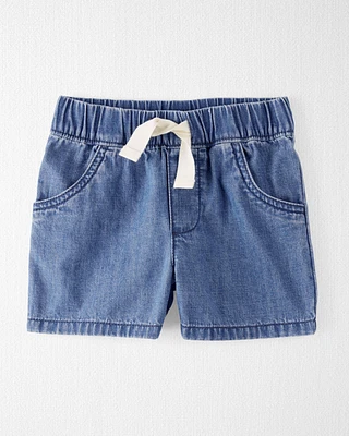 Toddler Organic Cotton Chambray Shorts