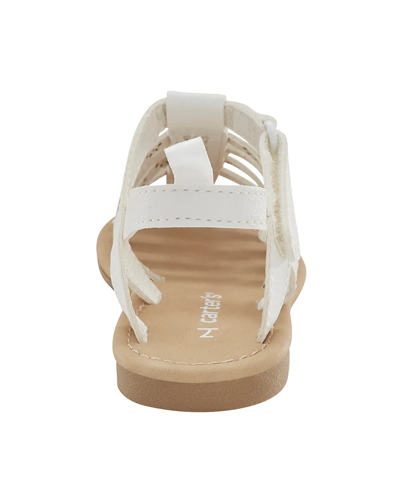 Toddler Casual Sandals - White