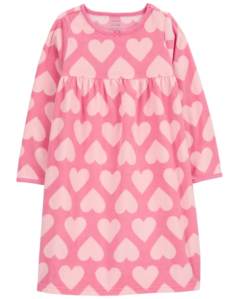 Kid Heart Fleece Nightgown