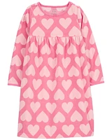 Kid Heart Fleece Nightgown