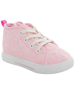 Toddler Heart Print Sneakers