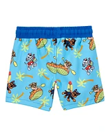 Toddler 2-Piece PAW Patrol Rashguard & Swim Trunk Set