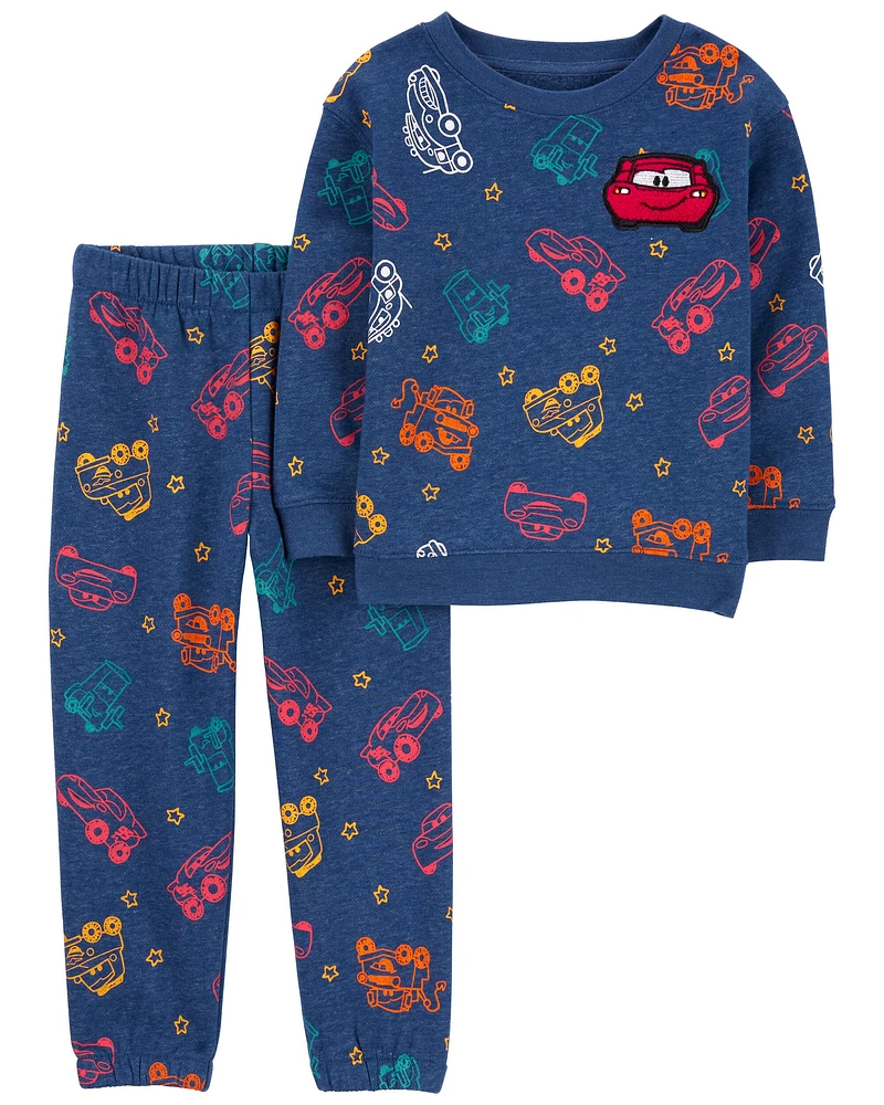 Baby 2-Piece Cars Sweatshirt & Pant Set