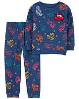 Baby 2-Piece Cars Sweatshirt & Pant Set