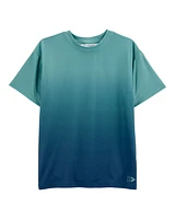 Kid Ombre Cotton Blend Short-Sleeve Tee - Green