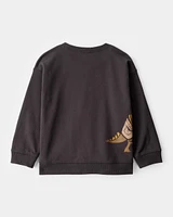 Toddler Halloween Trick or Treat Dinosaur Pullover