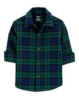 Toddler Plaid Twill Button-Down Shirt