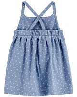 Polka Dot Bee Sleeveless Dress