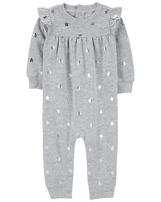 Baby Star Fleece Jumpsuit