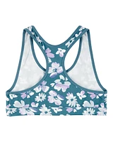 Kid Floral Sports Bra