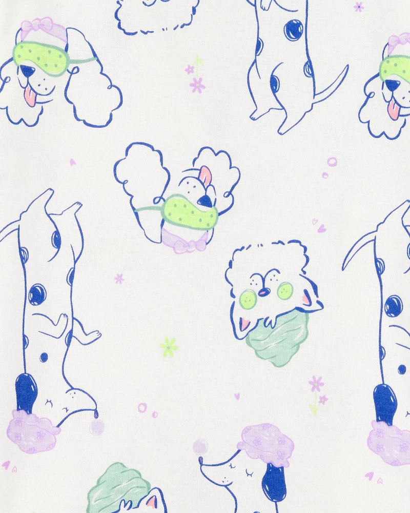 Kid 4-Piece Dog Cotton Pyjamas