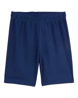 Boys Active Mesh Shorts - Navy