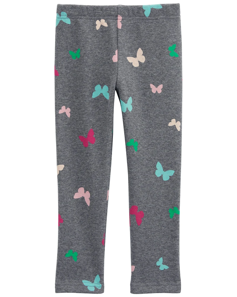 Baby Butterfly Cozy Fleece Leggings