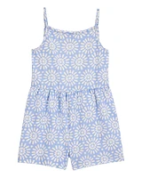 Kid Geo Print Tank Romper