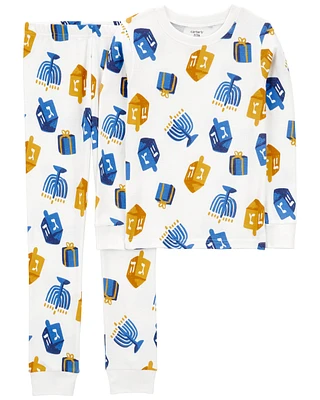 Kid 2-Piece Hanukkah 100% Snug Fit Cotton Pyjamas